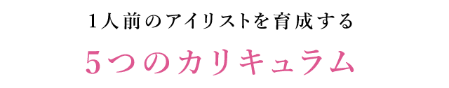 5つのカリキュラム