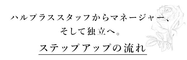 ステップアップの流れ